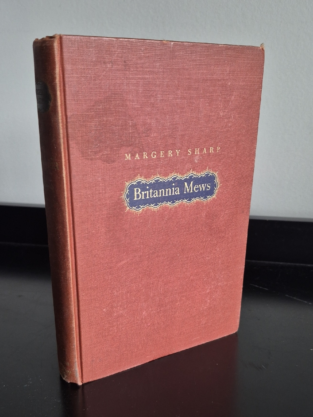 Margery Sharp 'Britannia Mews' Hardcover Book - Red Cloth Cover